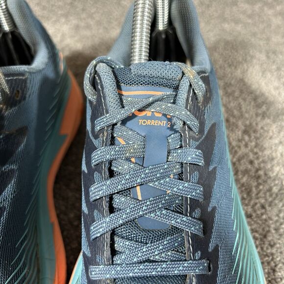 Hoka One One Torrent 2 1110497 RTCN Blue Trail Running Shoes Women’s Size 8.5 - Picture 4 of 12